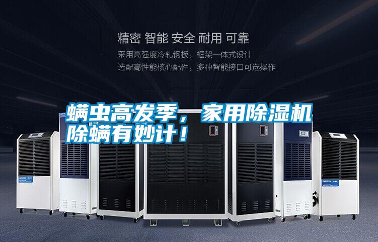 螨蟲高發季，家用除濕機除螨有妙計！