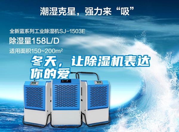 冬天，讓除濕機表達你的愛