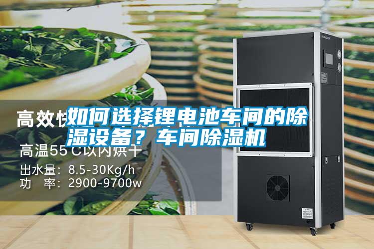 如何選擇鋰電池車間的除濕設備?車間除濕機