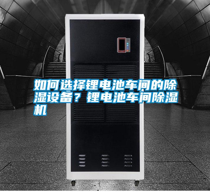 如何選擇鋰電池車間的除濕設(shè)備？鋰電池車間除濕機