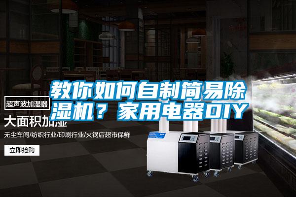 教你如何自制簡易除濕機?家用電器DIY