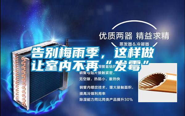 告別梅雨季,這樣做讓室內不再“發霉”