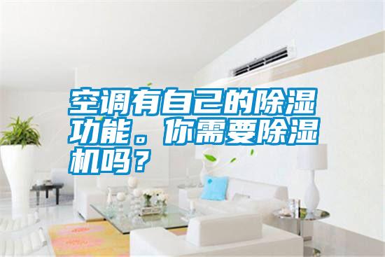 空調有自己的除濕功能。你需要除濕機嗎?