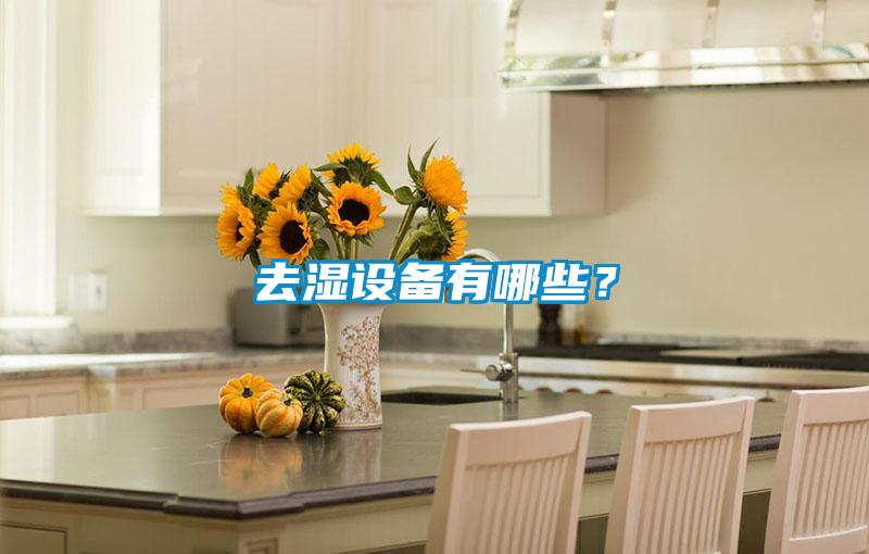 去濕設(shè)備有哪些?