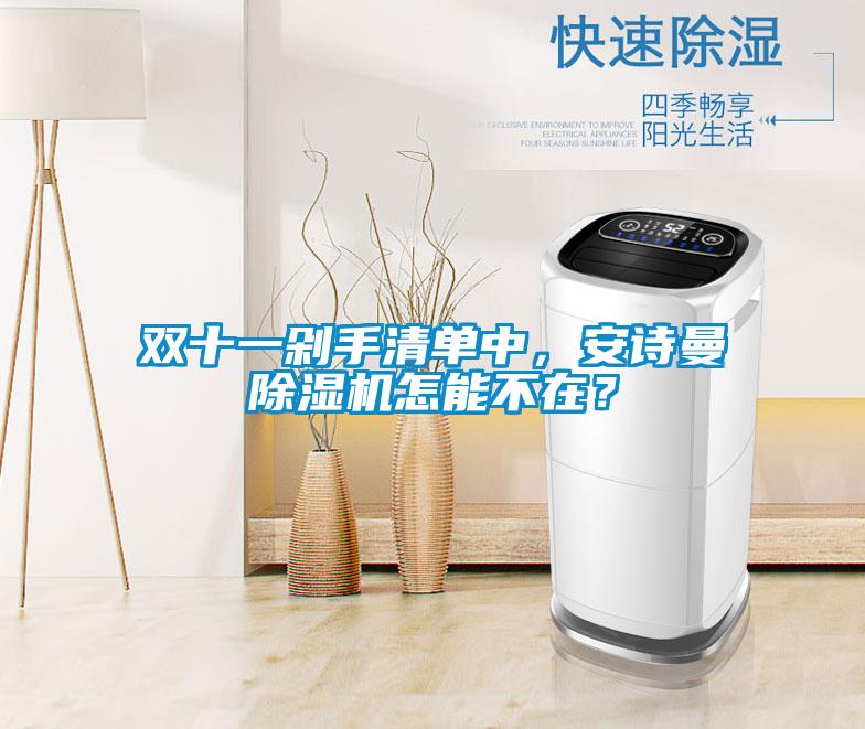 雙十一剁手清單中，安詩曼除濕機(jī)怎能不在？