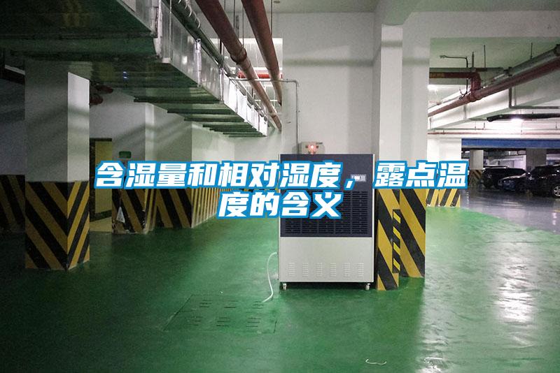 含濕量和相對濕度,露點溫度的含義