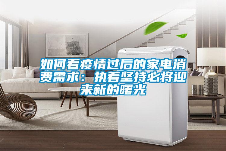 如何看疫情過后的家電消費(fèi)需求:執(zhí)著堅持必將迎來新的曙光