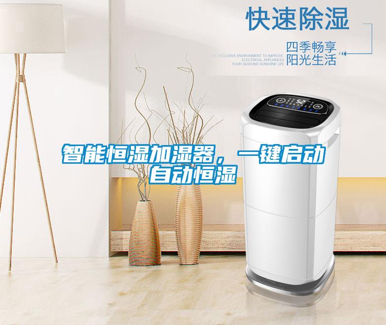 智能恒濕加濕器，一鍵啟動自動恒濕
