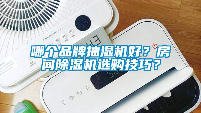 哪個品牌抽濕機好？房間除濕機選購技巧？