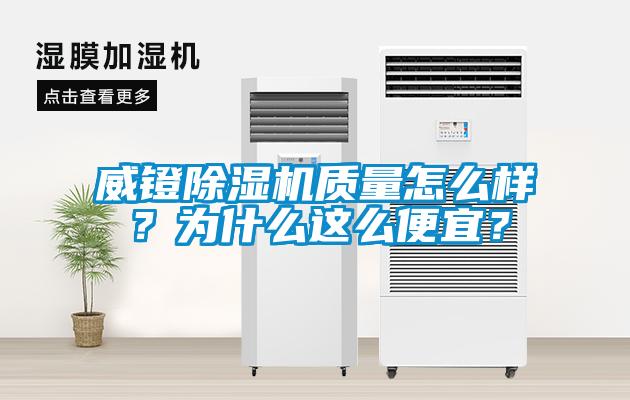 威鐙除濕機質量怎么樣？為什么這么便宜？