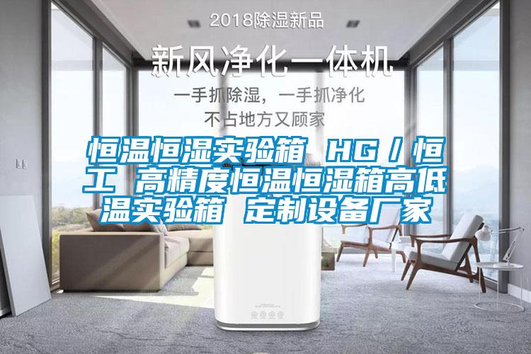恒溫恒濕實驗箱 HG/恒工 高精度恒溫恒濕箱高低溫實驗箱 定制設備廠家