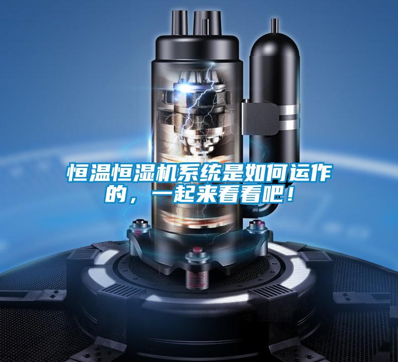 恒溫恒濕機系統(tǒng)是如何運作的,一起來看看吧!
