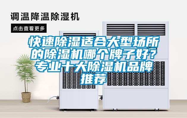 快速除濕適合大型場所的除濕機哪個牌子好?專業十大除濕機品牌推薦