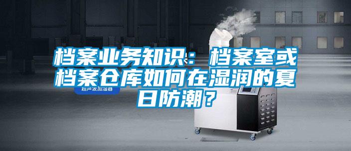 檔案業(yè)務(wù)知識(shí)：檔案室或檔案?jìng)}庫(kù)如何在濕潤(rùn)的夏日防潮？