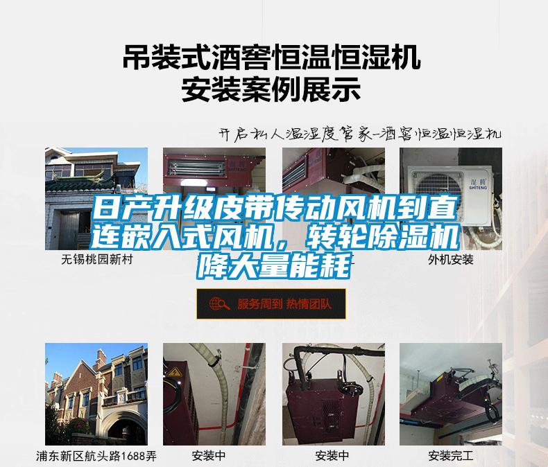 日產(chǎn)升級(jí)皮帶傳動(dòng)風(fēng)機(jī)到直連嵌入式風(fēng)機(jī),轉(zhuǎn)輪除濕機(jī)降大量能耗