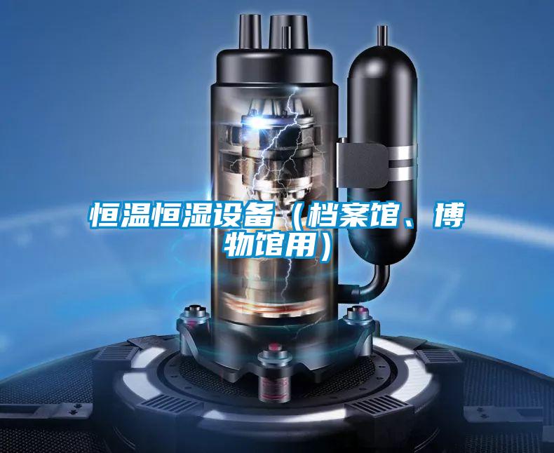 恒溫恒濕設備(檔案館、博物館用)