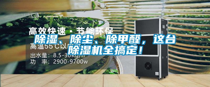 除濕、除塵、除甲醛,這臺除濕機(jī)全搞定!