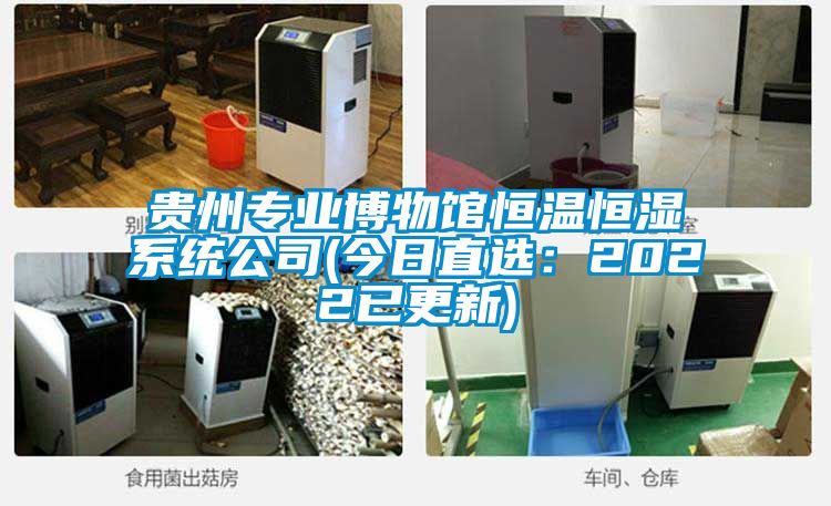 貴州專業(yè)博物館恒溫恒濕系統(tǒng)公司(今日直選:2022已更新)